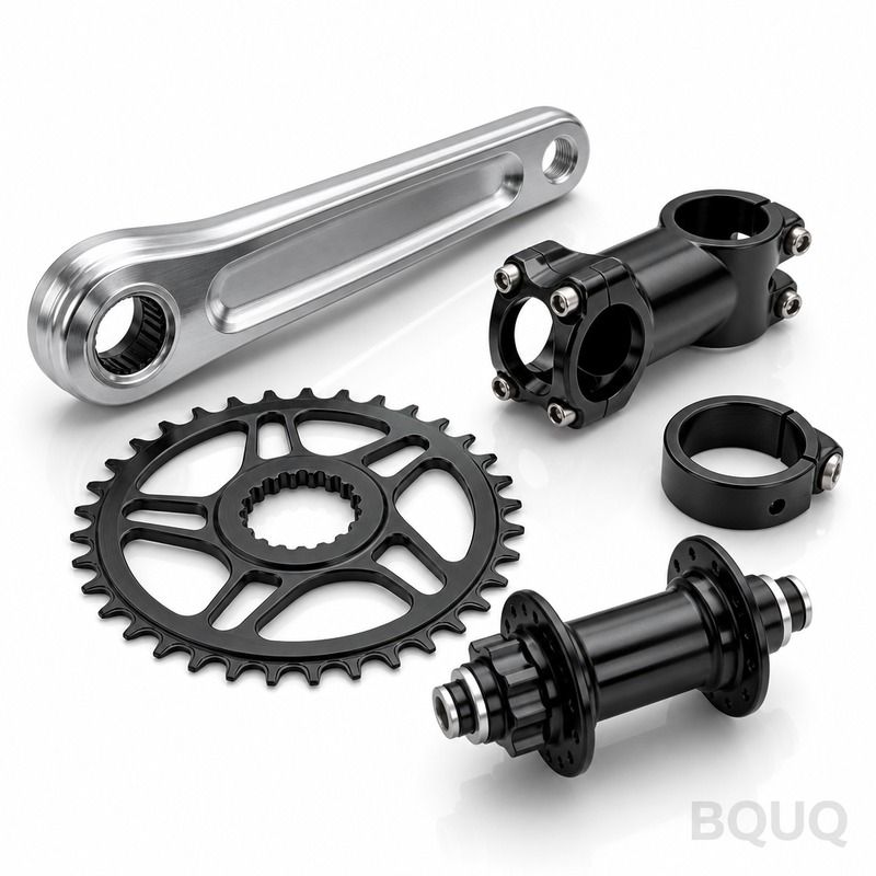 BQUQ CNC 가공 알루미늄 자전거 부품 | 정밀 제조