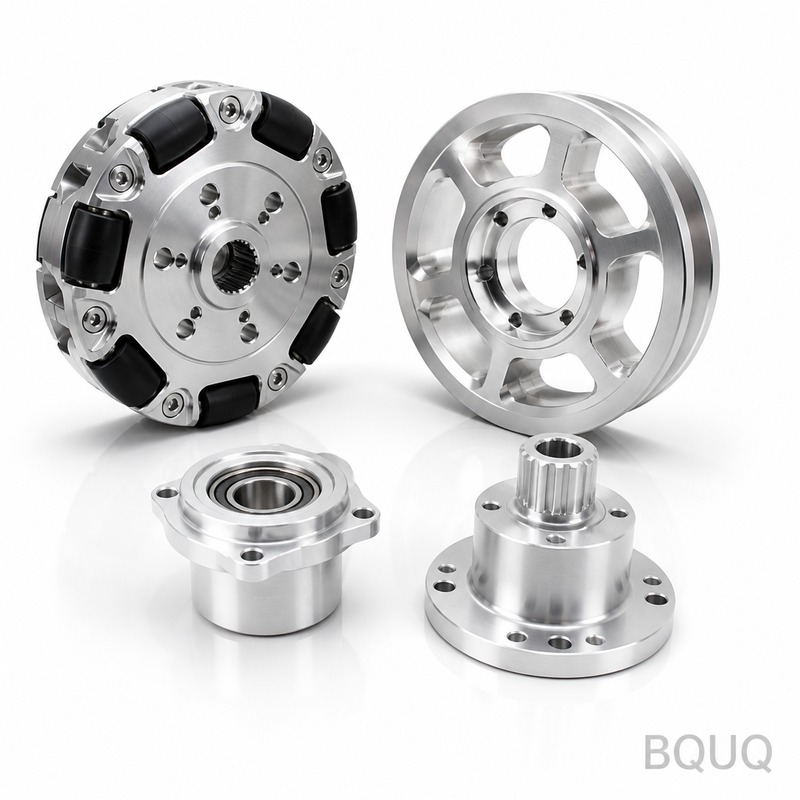 CNC 가공 로봇 휠 허브 | BQUQ 정밀 가공