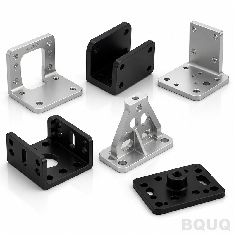BQUQ 정밀 공장의 CNC 밀링 알루미늄 브래킷 맞춤 부품