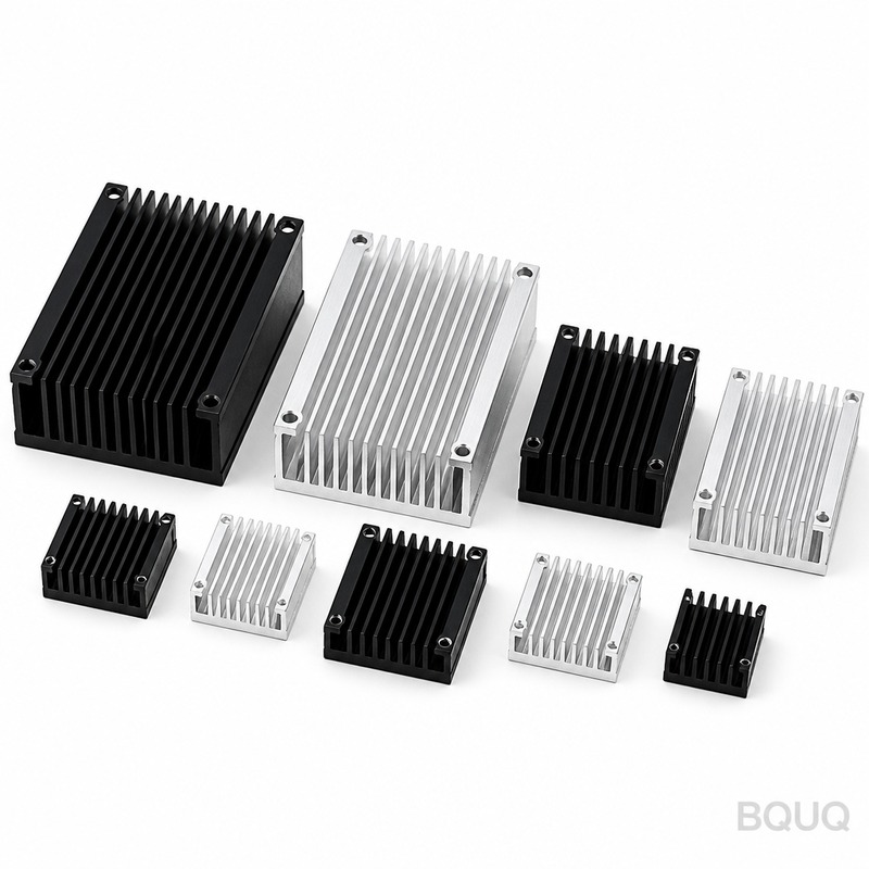 BQUQ 팬 장착 홀 방열판 | 정밀 CNC 중국 제조