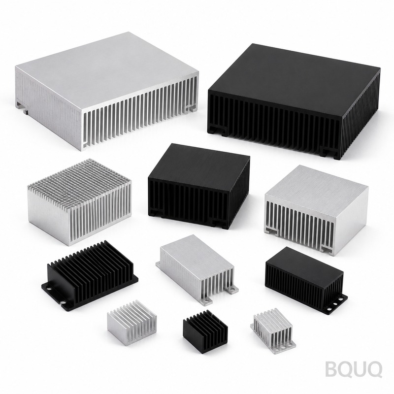 BQUQ 열전 냉각기 방열판 | 중국산 정밀 CNC 방열판