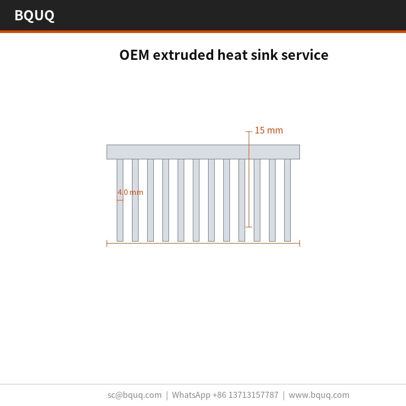 OEM 압출 방열판 서비스